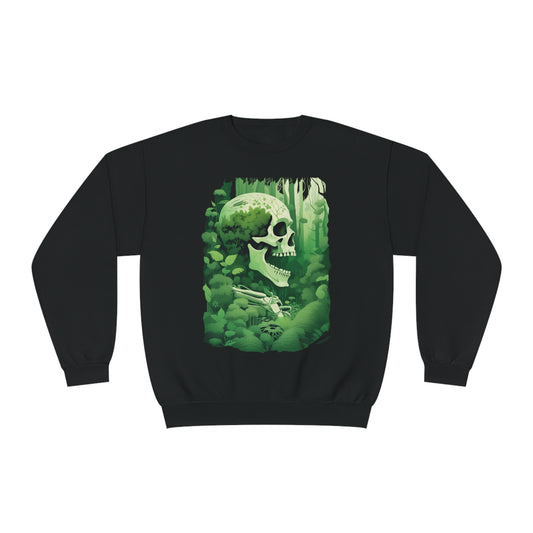Green Overgrown Skeleton Unisex NuBlend® Crewneck Sweatshirt
