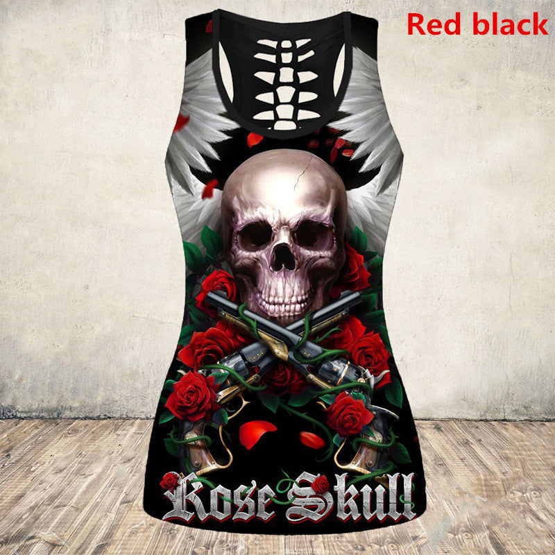 Skull Sleeveless Shirt