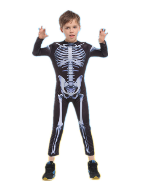 Colorful skeleton costume