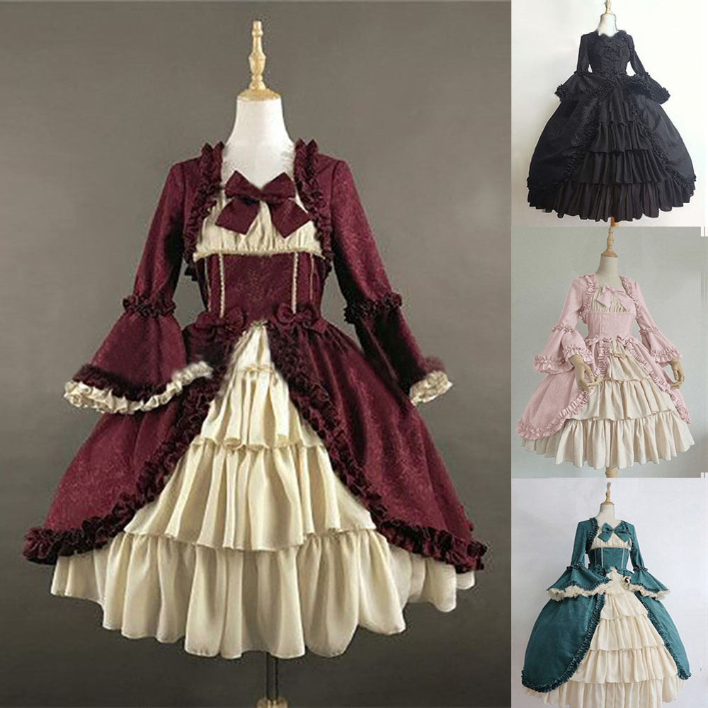 Vintage gothic court dress