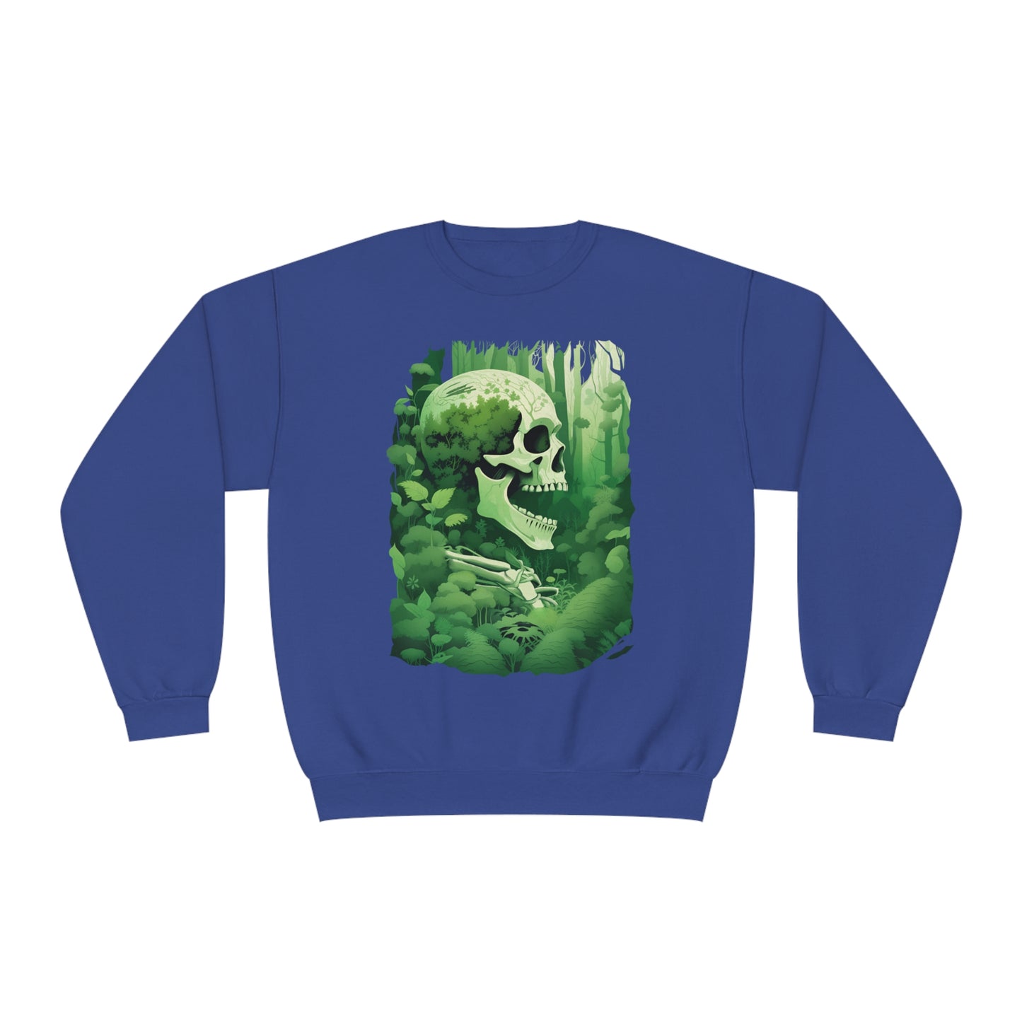 Green Overgrown Skeleton Unisex NuBlend® Crewneck Sweatshirt