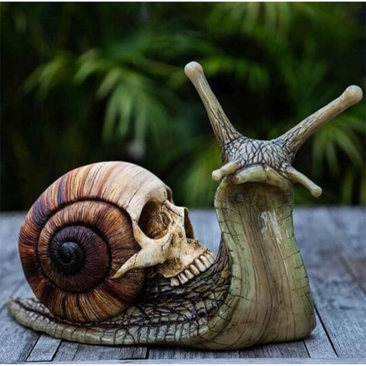Snail Skull Sculpture