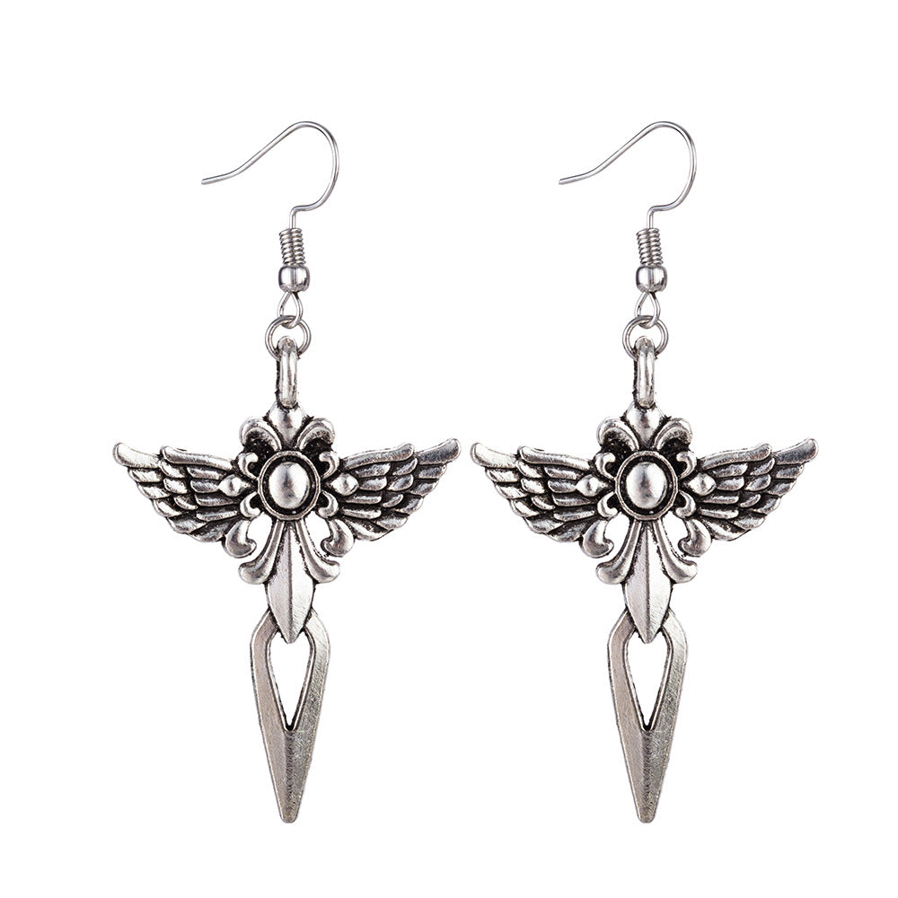 Gothic Patterns Retro Earrings