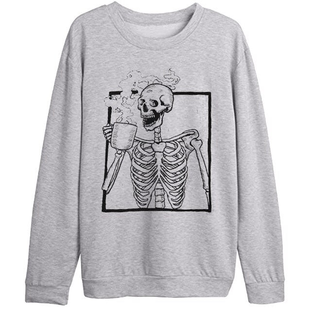 Skeleton Casual Sweatshirt