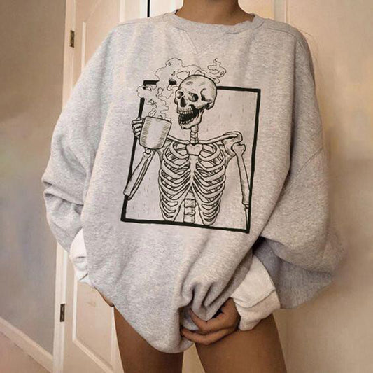 Skeleton Casual Sweatshirt