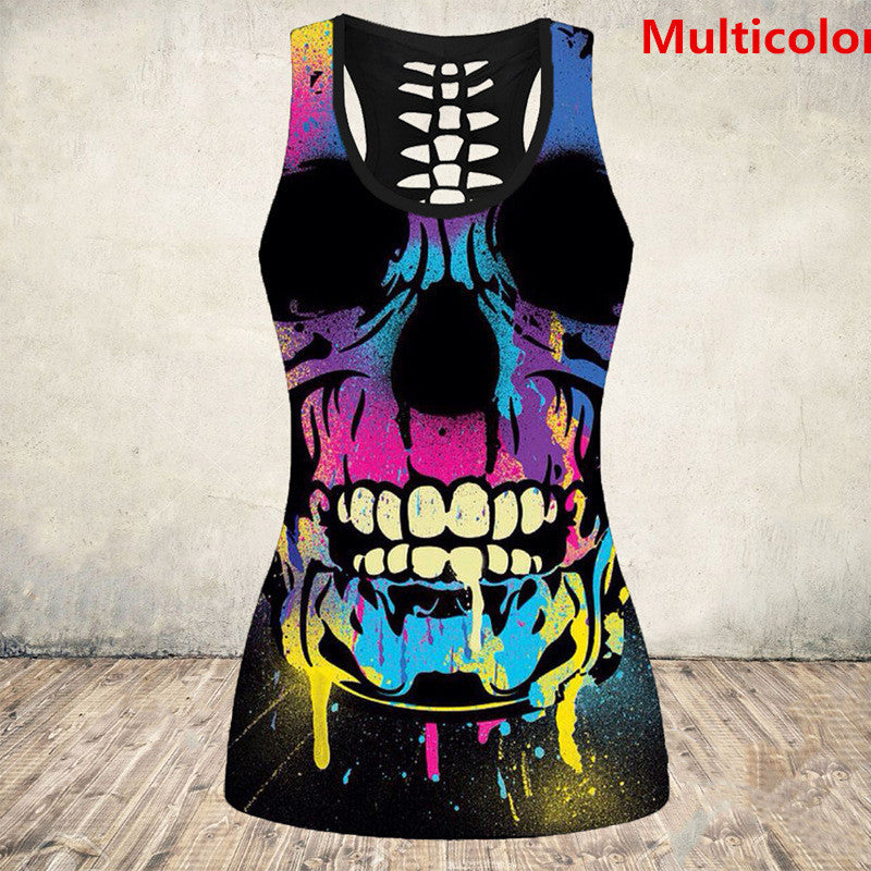 Skull Sleeveless Shirt