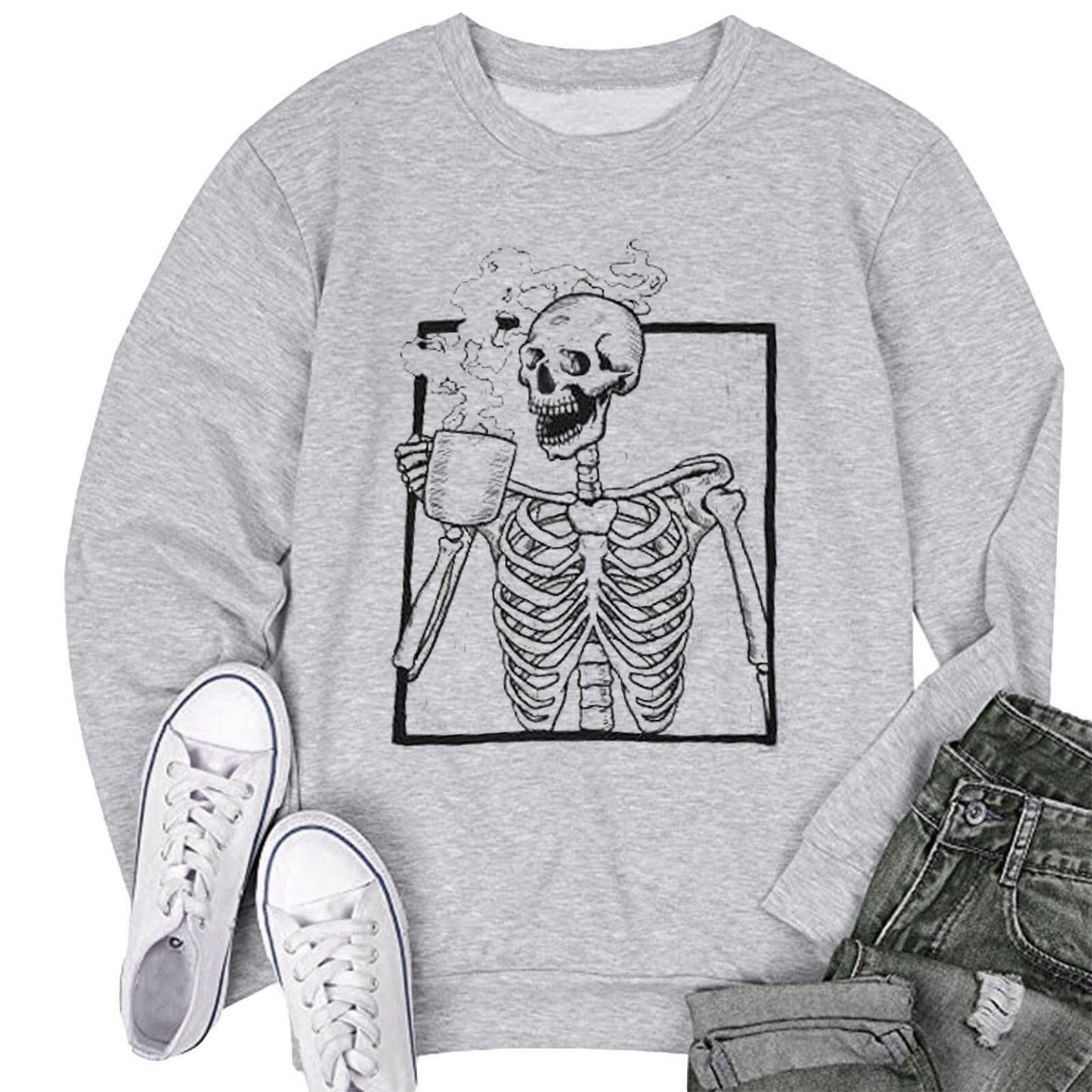 Skeleton Casual Sweatshirt