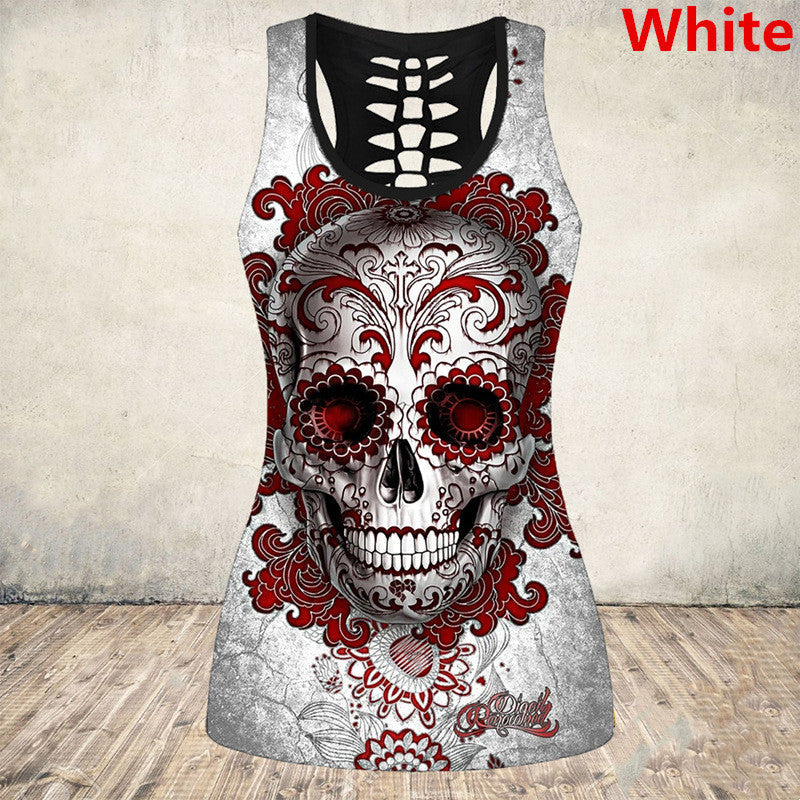 Skull Sleeveless Shirt